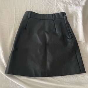 H&M Mini Leather Skirt